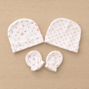 Set cappellino e guanti neonato